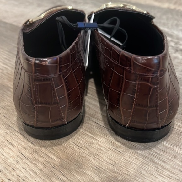 ZARA Animal Print Leather Loafers - Picture 9 of 13